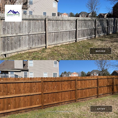 Restoring franklin decks and fences solving graying wood and mildew issues